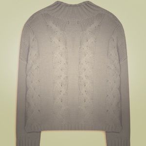 Primark size medium chunky gray sweater